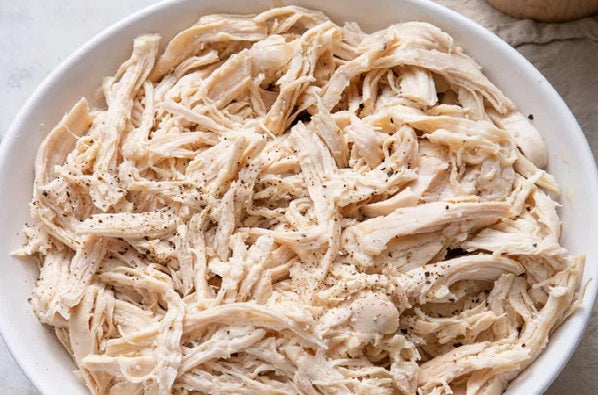 Shredded Poached Chicken Breast (500g)